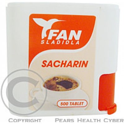 Fan sladidlo Sacharin 500 tablet 30 g