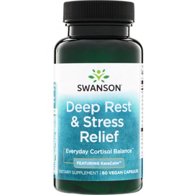 Swanson Deep Rest and Stress Relief Featuring KaraCalm 60 ks 500 mg – Hledejceny.cz