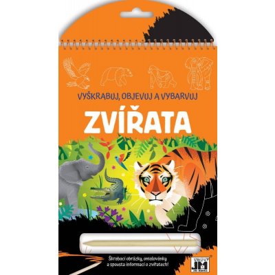 Jiri Models Vyškrabuj objevuj vybarvuj Zvířata – Zboží Dáma
