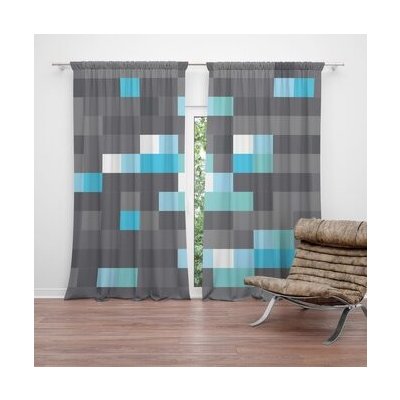 Sablio Závěs Blocks 1: 2ks 140x250cm – Hledejceny.cz