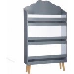 Expedo Dětský regál SKY, 58x100x18, šedá – Zboží Dáma