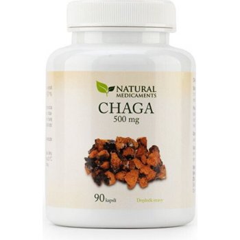 Natural Medicaments Chaga 500 mg 90 kapslí