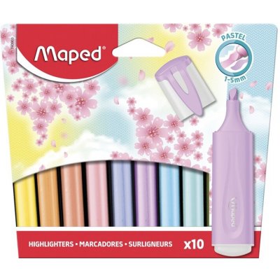 Maped Fluo Peps pastel 10 ks – Zboží Živě