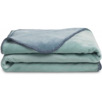Dormeo Charming fleece deka s kapsou na nohy Modrá 190x130