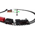 Majlo Toys Vláčkodráha na baterie s kouřovými a světelnými efekty Rail King – Zboží Dáma