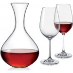 Crystalex Set na víno Viola (set 1 karafa +2 sklenice) – Hledejceny.cz