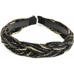 Černo-zlatá čelenka do vlasů – Sleviste.cz