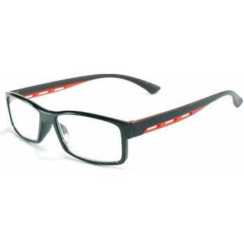 OPTIC+ Okay dioptrické čtecí brýle černo-červené