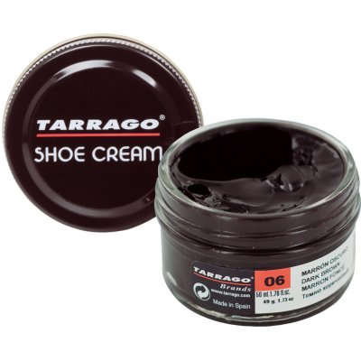 Tarrago Barevný krém na kůži Shoe Cream 6 Dark brown 50 ml – Zboží Dáma