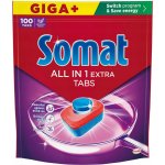Somat All in 1 Extra tablety do automatické myčky na nádobí 100 ks – Zboží Dáma