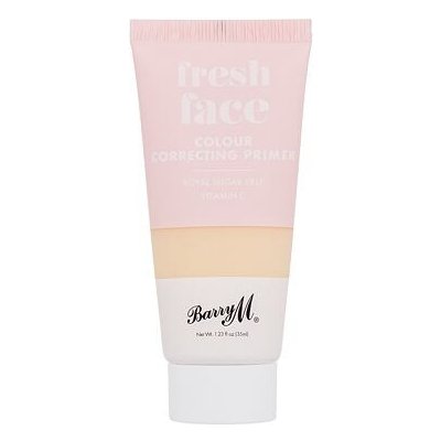 Barry M Fresh Face Colour Correcting Primer podkladová báze pod make-up pro eliminaci lesku a fialových tónů yellow 35 ml – Zboží Mobilmania