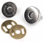 Stoklasa zapínání na kabelku 060590 průměr 15mm, magnetické, nikl, kov, 1 pár – Hledejceny.cz