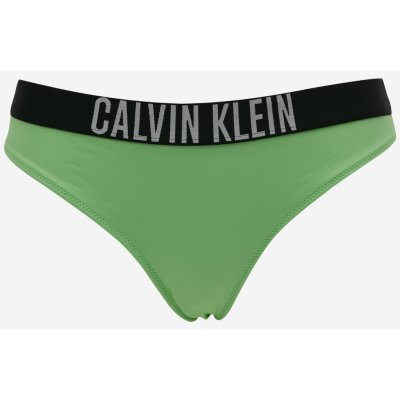 Calvin Klein Underwear Intense Power dámský spodní díl plavek zelený