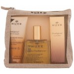 NuxeHuile Prodigieuse Huile Prodigieuse suchý olej 100 ml + Prodigieux sprchový olej 100 ml + EDP Prodigieux 30 ml + kosmetická taštička pro ženy – Sleviste.cz