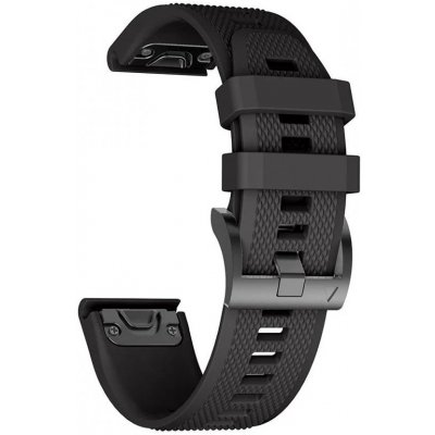 ESES Silikonový řemínek černý pro Garmin Fenix 5/6/Forerunner 935/945 1530000834 – Zboží Živě