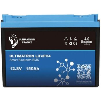 Batterie Lithium LiFePO4 Smart BMS 12.8V 150AH - ULTIMATRON