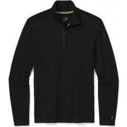 Smartwool Classic Thermal Merino BL 1/4 Zip black pánské triko dlouhý rukáv Merino vlna