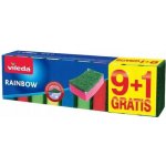 Vileda Rainbow houbičky na nádobí 9+1 ks – Zboží Dáma