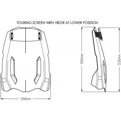 Puig Touring 20376H kouřová | Zboží Auto