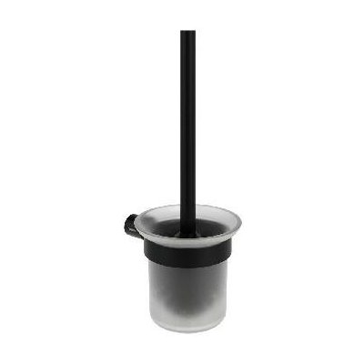 Ravak Fold WC štětka nástěnná s držákem sklo matná černá X07P1359 – Hledejceny.cz