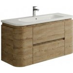 Naturel Shelley 119x50x45 cm dub mat SHELLEY120OAK SHELLEY120OAK – Hledejceny.cz