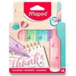 Maped zvýrazňovač Fluo Peps Pastel sada 4 ks 40308 – Hledejceny.cz