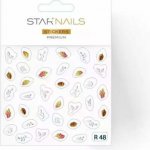 Starnails Nálepky na nehty 3D Premium samolepky R48 – Zboží Mobilmania
