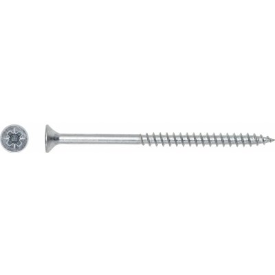 Uni vrut se zápustnou hlavou TX25 částečný závit bíle pozink. 5x60 mm, 10 ks – Hledejceny.cz