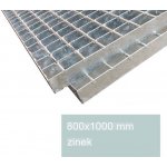 Podlahový rošt pozinkovaný 800×1000 mm – Sleviste.cz