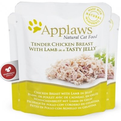 Applaws cat Pouch Chicken with Lamb jelly 70 g – Zboží Mobilmania