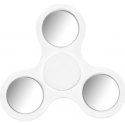 Euro Habitat Svítící fidget spinner Bílý