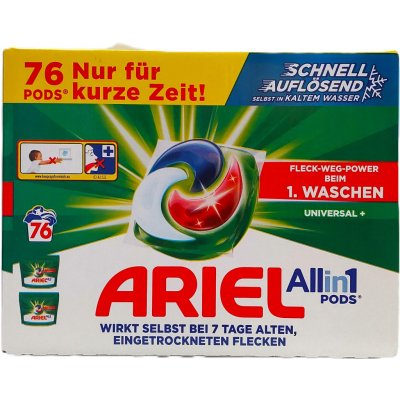 Ariel All in1 Pods Universal Kapsle na praní na bílé prádlo 76 PD – Hledejceny.cz