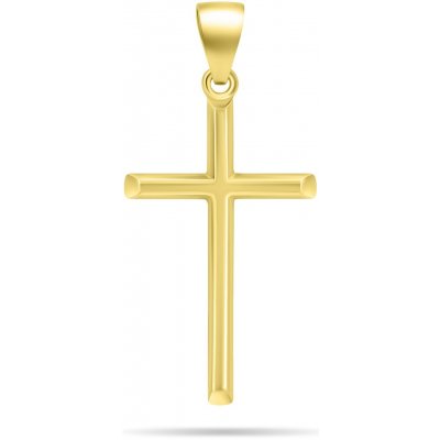 Brilio Silver Nadčasový pozlacený přívěsek křížek PT41Y – Zboží Mobilmania