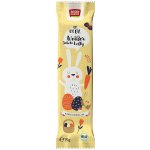 Rosengarten Bio Lízátko bílá čokoláda zajíček 15 g – Zboží Dáma