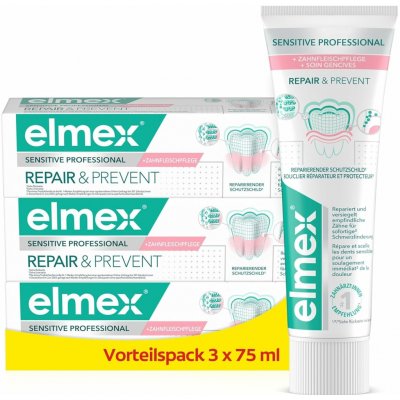 Elmex Sensitive Professional Repair & Prevent 3 x 75 ml – Zbozi.Blesk.cz