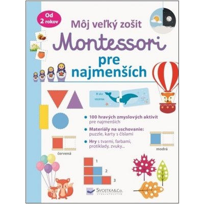 Môj veľký zošit Montessori pre najmenších – Zbozi.Blesk.cz