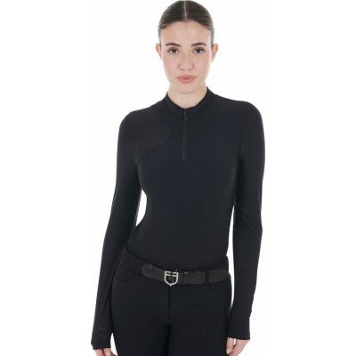 Equestro Triko tréninkové Stretch dámské černé – Zboží Dáma
