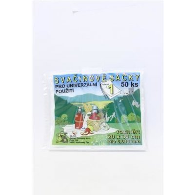 Sáčky svačinové velikost 1 TR 20 x 30 cm 50 ks – Zboží Mobilmania