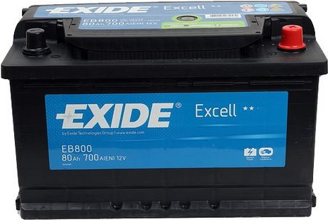 Exide Excell eb800 Autobatterie 115SE 80 Ah : : Automotive