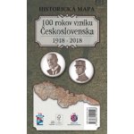 Historická mapa 100 let vzniku Československa 1918 – 2018 – Zboží Dáma