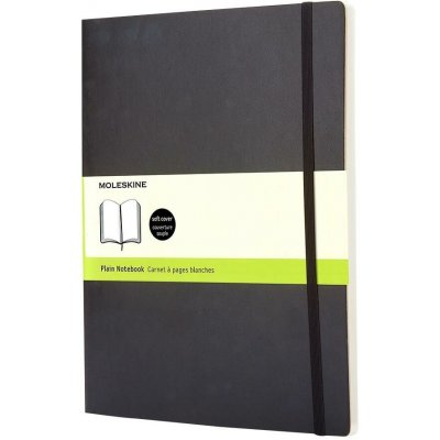 Moleskine XL, měkké desky čistý černý – Hledejceny.cz