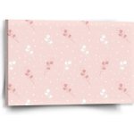 Sablio Obraz Bílé a růžové květy - 60x40 cm – Hledejceny.cz