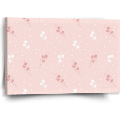 Sablio Obraz Bílé a růžové květy - 60x40 cm – Hledejceny.cz