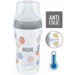 Nuk Perfect Match láhev s kontrolou teploty šedá 260 ml – Zboží Dáma