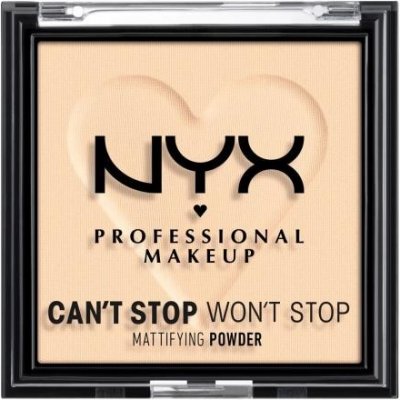 NYX Professional Makeup Can't Stop Won't Stop Mattifying Powder Matující pudr 01 Fair 6 g – Zbozi.Blesk.cz