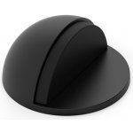 METAL BUD Dveřní zarážka samolepící černá ODCZK Černá – Zboží Dáma