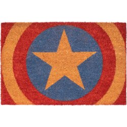 CurePink Marvel Captain America Kapitán Amerika Štít 60 x 40 cm
