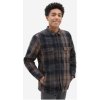 Pánská Košile Vans Howard pánská svrchní kostkovaná flanelová košile hnědo-černá