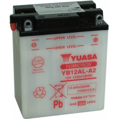 Yuasa YB12AL-A2 – Zboží Mobilmania