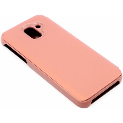 Pouzdro Bomba Zrcadlové silikonové otevírací Samsung - růžové Model: Galaxy J6 2018 FL003PINK_SAM-J6_-2018-2 – Zboží Mobilmania